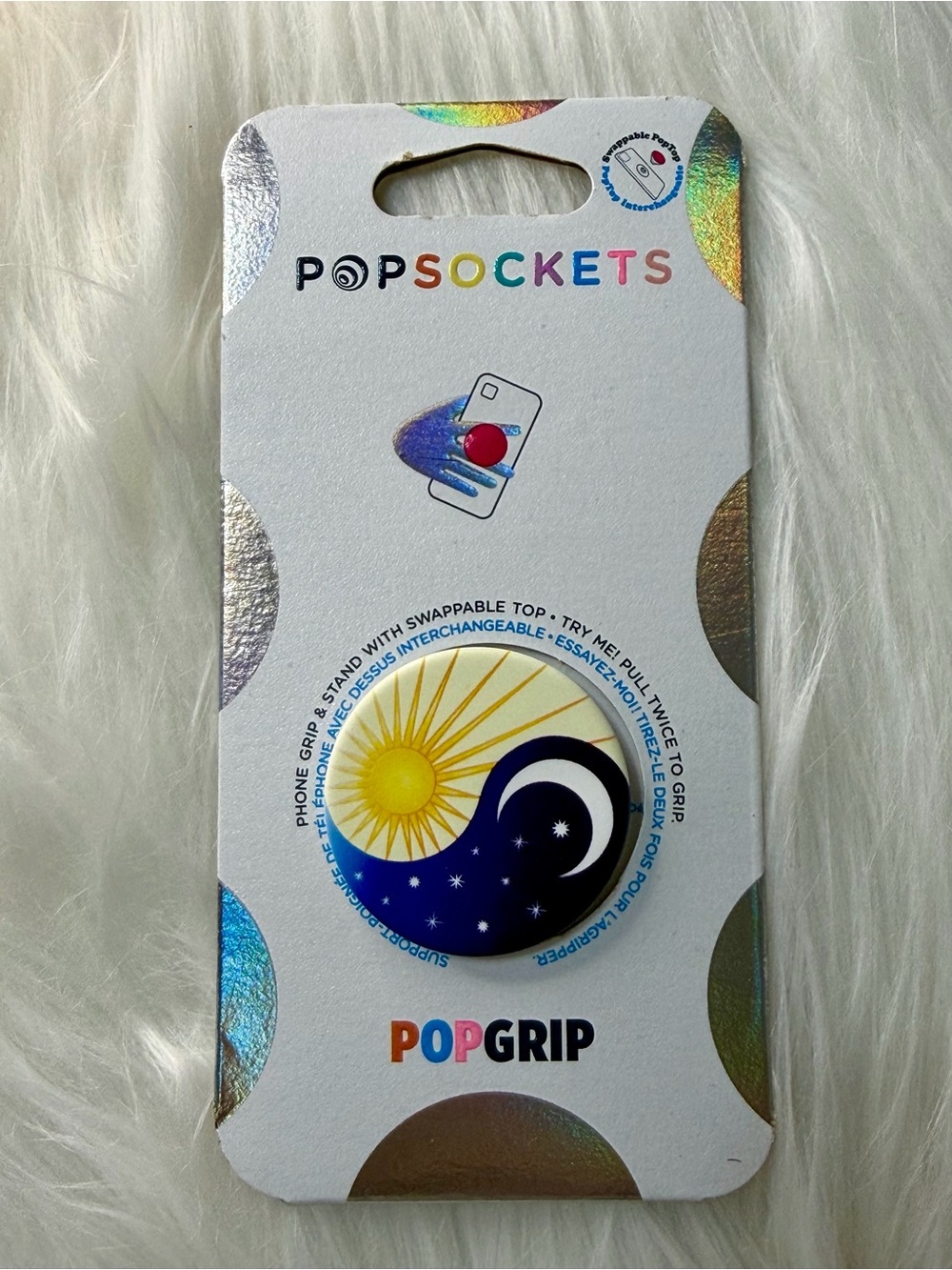 PopSockets PopGrip Phone Grip - Sun and Moon